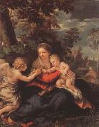 Pietro da Cortona, Holy Family Resting on thte Flight to Egypt (mk08)